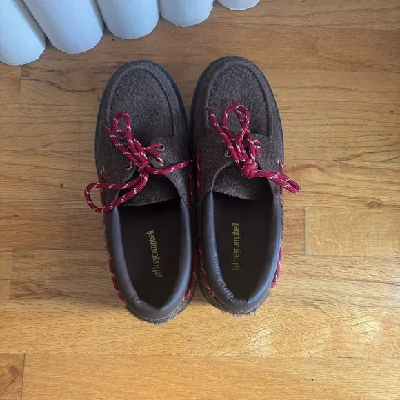 Jeffrey Campbell lug sole boat shoe loafer - Picture 3 of 7